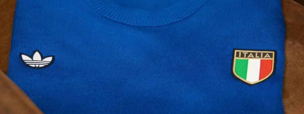 Adidas lança camisola retro da Itália