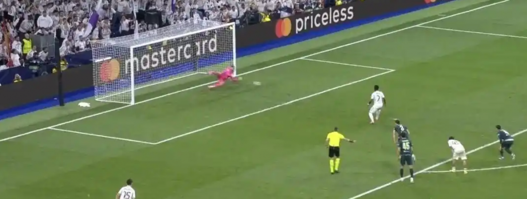 A taxa de conversão de grandes penalidades de Vinícius cai a pique