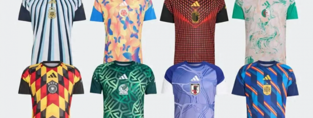 Uniformes de aquecimento para o Mundial de 2026 oficialmente lançados