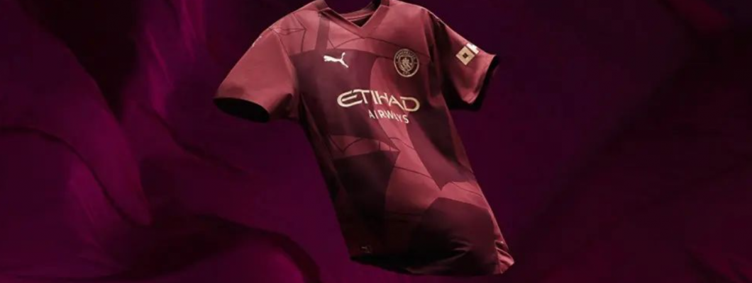 Manchester City lança segunda camisola fora de casa