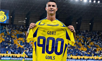 Fãs prestam homenagem à super-estrela portuguesa com um TIFO gigante