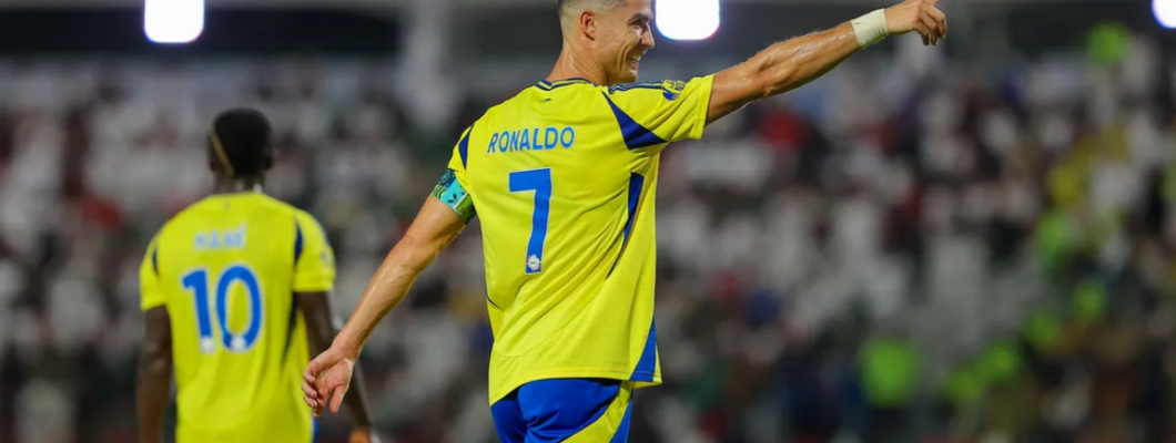 Ronaldo, de 39 anos, voltou a ser eleito o melhor jogador da partida