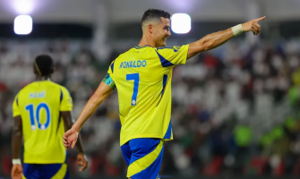 Ronaldo, de 39 anos, voltou a ser eleito o melhor jogador da partida