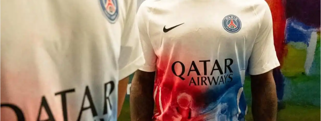 Paris Saint-Germain traz vitalidade artística aos seus camisolas