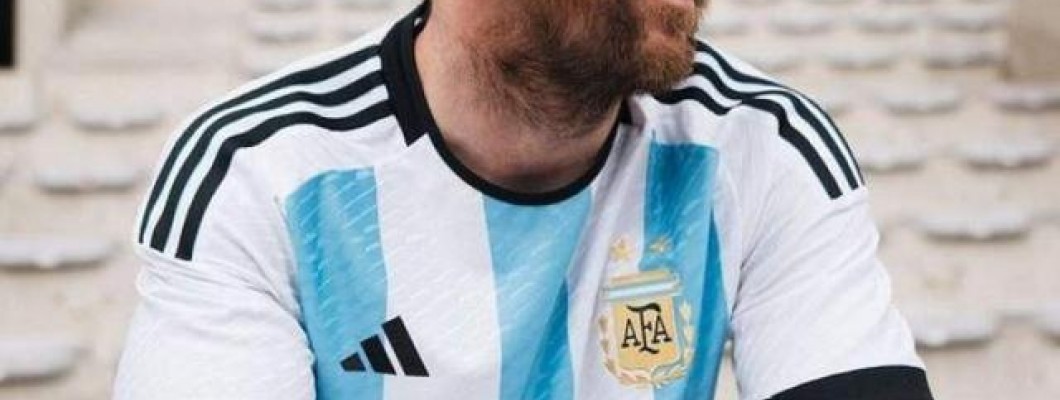 Messi com a camisa da Argentina na Copa do Mundo