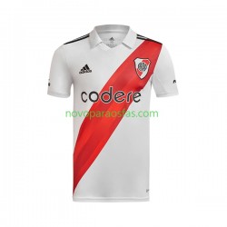 Camisolas CA River Plate Homem Casa 2022-2023 Manga Curta