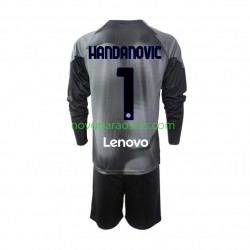 Camisolas Inter de Milão Samir Handanovic 1 Guarda-redes Criança Casa 2022-2023 Manga Comprida