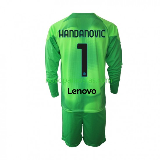 Camisolas Inter de Milão Samir Handanovic 1 Guarda-redes Criança Alternativo 2022-2023 Manga Comprida