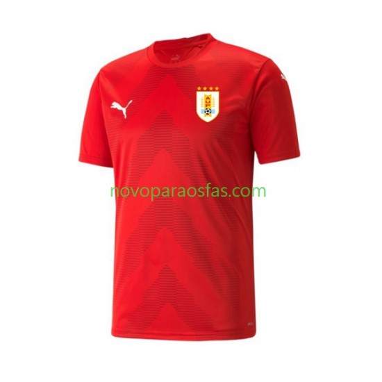 Camisolas Uruguai Guarda-redes Homem Casa Copa do Mundo 2022 Manga Curta