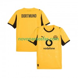 Camisolas Borussia Dortmund Cup Homem Casa 2025-2026 Manga Curta