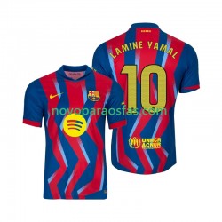 Camisolas FC Barcelona Lamine Yamal 10 Homem Quarto 2025-2026 Manga Curta