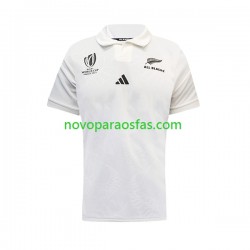 Camisolas ALL BLACKS Homem Visitante Rugby World Cup 2023 Manga Curta