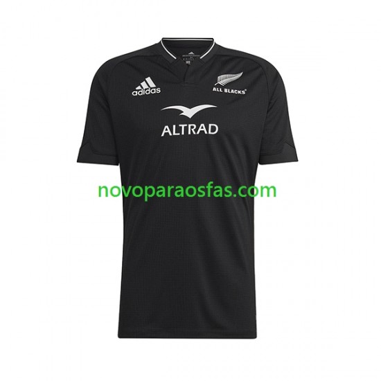 Camisolas ALL BLACKS Homem Casa Rugby 2023 Manga Curta