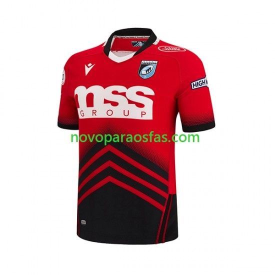 Camisolas Cardiff Blues Homem Visitante Rugby 2023 Manga Curta