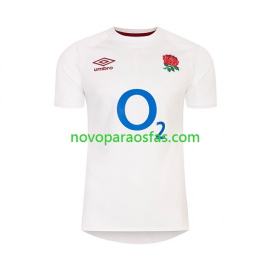 Camisolas Inglaterra Homem Casa Rugby 2024 Manga Curta