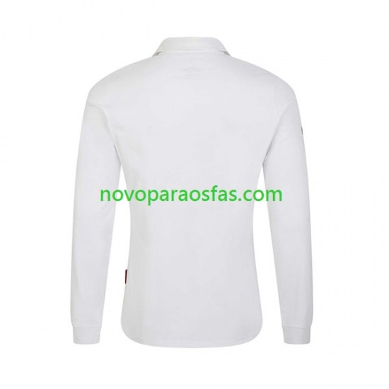 Camisolas Inglaterra Homem Casa Rugby World Cup 2023 Manga Comprida