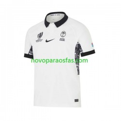 Camisolas FIJI Homem Casa Rugby World Cup 2023 Manga Curta