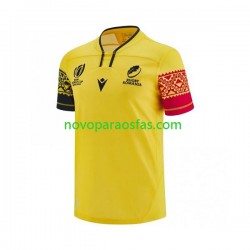 Camisolas ROUMANIE Homem Casa Rugby World Cup 2023 Manga Curta