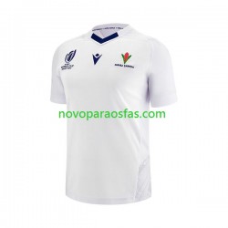 Camisolas Samoa Homem Visitante Rugby World Cup 2023 Manga Curta