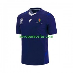 Camisolas Samoa Homem Casa Rugby World Cup 2023 Manga Curta