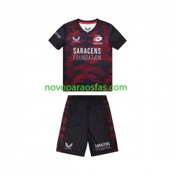 Camisolas Saracens Criança Casa Rugby 2023 Manga Curta