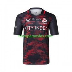 Camisolas Saracens Homem Casa Rugby 2023 Manga Curta