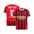 Camisolas AC Milan UCL Font RAFA LEAO 10 Homem Casa 2024-2025 Manga Curta