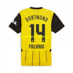 Camisolas Borussia Dortmund Niclas Fullkrug 14 Homem Casa 2024-2025 Manga Curta