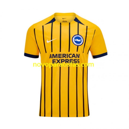 Camisolas Brighton & Hove Albion Homem Visitante 2024-2025 Manga Curta