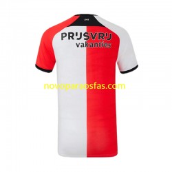 Camisolas Feyenoord Rotterdam Homem Casa 2024-2025 Manga Curta
