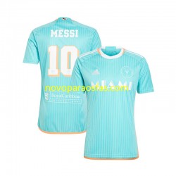 Camisolas Inter Miami Lionel Messi 10 Homem Alternativo 2024-2025 Manga Curta
