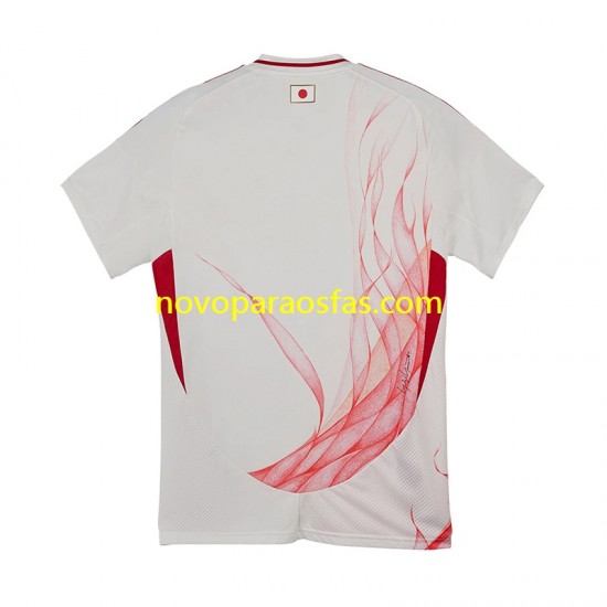 Camisolas Japão Homem Visitante 2024 Manga Curta