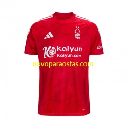 Camisolas Nottingham Forest Homem Casa 2024-2025 Manga Curta