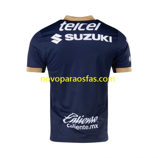 Camisolas Pumas UNAM Homem Visitante 2024-2025 Manga Curta