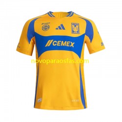 Camisolas Tigres UANL Homem Casa 2024-2025 Manga Curta