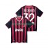Camisolas AC Milan BECKHAM 32 2009 Retro Homem Casa 2010 Manga Curta