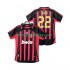 Camisolas AC Milan KAKA 22 2007 Retro Homem Casa 2006 Manga Curta