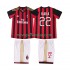 Camisolas AC Milan KAKA 22 2013 2014 Retro Criança Casa Manga Curta