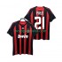 Camisolas AC Milan RIRLO 21 2009 Retro Homem Casa 2008 Manga Curta