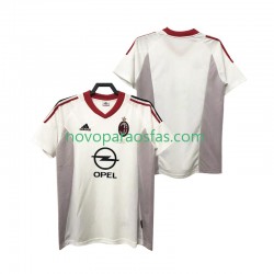 Camisolas AC Milan 2005 Retro Homem Visitante 2004 Manga Curta
