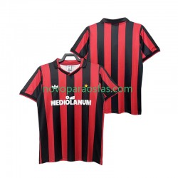 Camisolas AC Milan 1990 1991 Retro Homem Casa Manga Curta