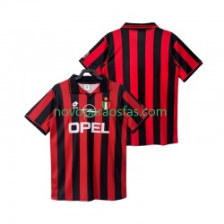 Camisolas AC Milan 1996 1997 Retro Homem Casa Manga Curta