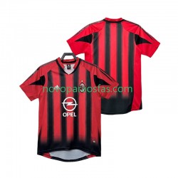 Camisolas AC Milan 2005 Retro Homem Casa 2004 Manga Curta
