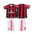 Camisolas AC Milan Retro Criança Casa 1998 1999 Manga Curta