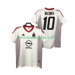 Camisolas AC Milan rui costa 10 2005 Retro Homem Visitante 2004 Manga Curta