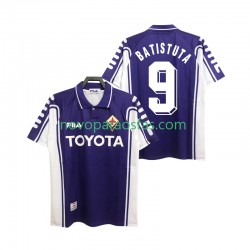 Camisolas ACF Fiorentina BASTUTA 9 2000 Retro Homem Casa 1999 Manga Curta