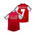 Camisolas Arsenal BECKHAM 7 2001 Retro Homem Casa 2002 Manga Curta