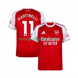 Camisolas Arsenal Martin Zubimendi 11 Homem Casa 2025-2026 Manga Curta