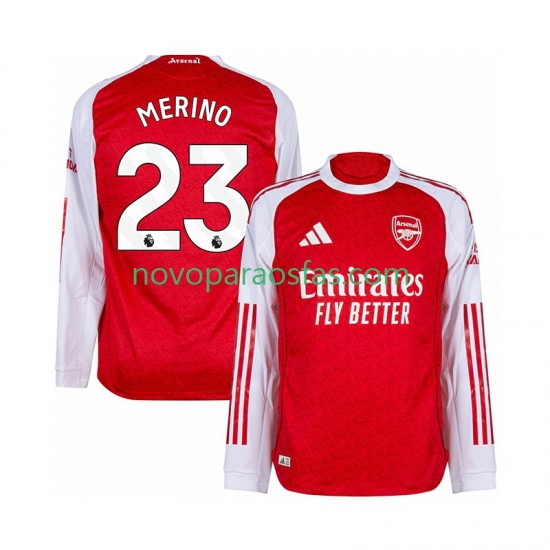 Camisolas Arsenal Merino 23 Homem Casa 2025-2026 Manga Comprida