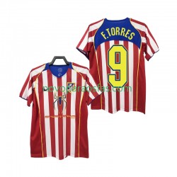 Camisolas Atlético Madrid F TORRES 9 2005 Retro Homem Casa 2004 Manga Curta